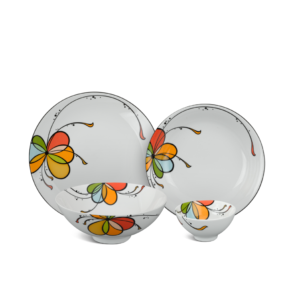 Bộ đồ ăn 09 sản phẩm - Daisy - Bóng Bay