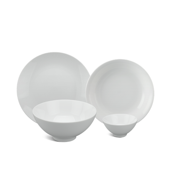 Bộ đồ ăn 09 sản phẩm - Daisy - Trắng