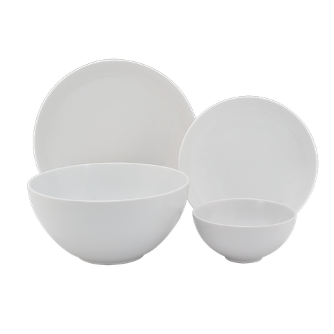  Bộ đồ ăn 09 sản phẩm - Timeless - Trắng 