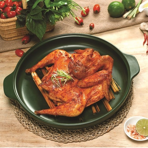  Chảo nướng dưỡng sinh 34 cm + nắp có lỗ 