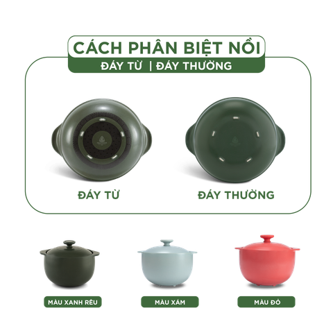  Nồi dưỡng sinh Vesta (Nồi tròn cao) 1.2 L + nắp (CK) 