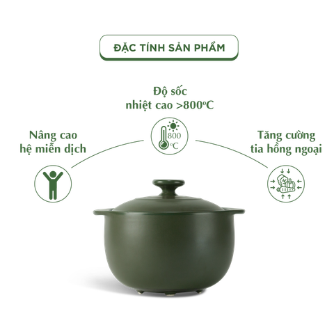  Nồi dưỡng sinh Vesta (Nồi tròn cao) 20 L + nắp 