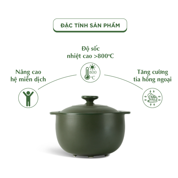 Nồi dưỡng sinh Vesta (Nồi tròn cao) 60 L + nắp