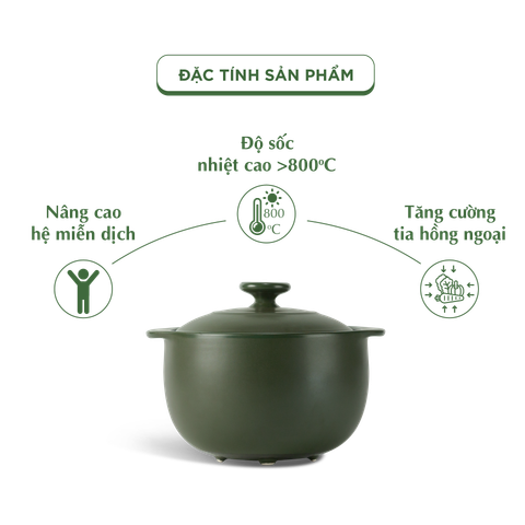  Nồi dưỡng sinh Vesta (Nồi tròn cao) 60 L + nắp 