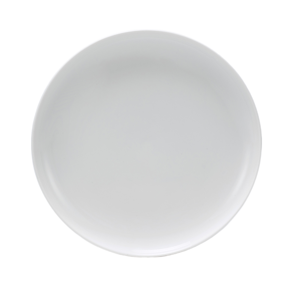 Dĩa tròn 25 cm (KE) - Timeless - Trắng