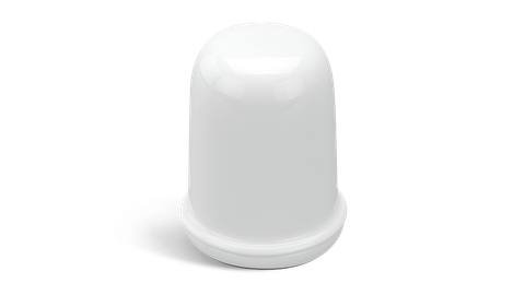  Hũ tăm 8 cm + nắp - Jasmine - Trắng 