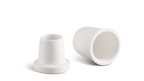  Hũ tăm 8 cm + nắp - Jasmine - Trắng Ngà 