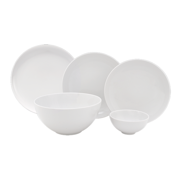 Bộ đồ ăn 17 sản phẩm - Timeless - Trắng