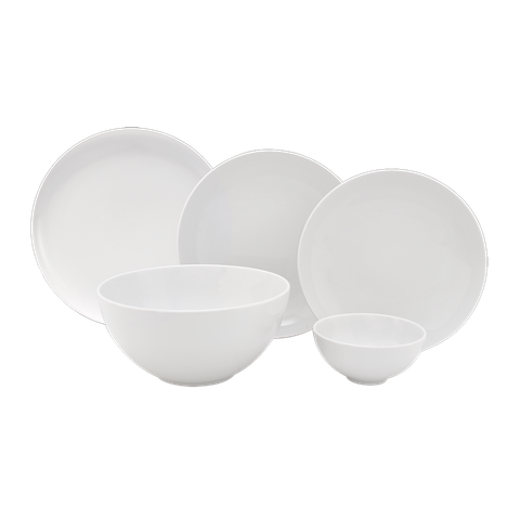  Bộ đồ ăn 17 sản phẩm - Timeless - Trắng 