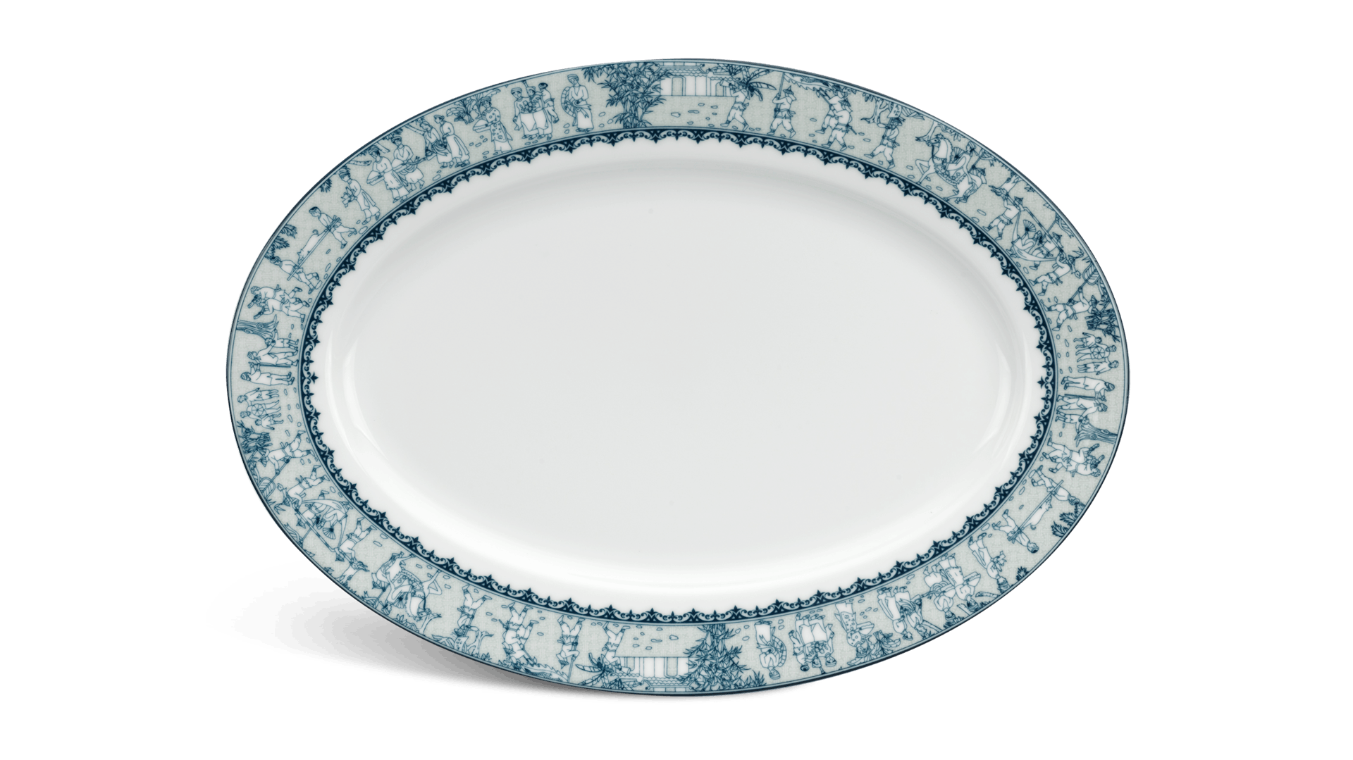 Dĩa Jasmine Vinh Quy Nhạt 28cm