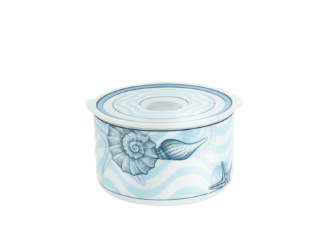  Hộp dưỡng sinh tròn đựng thực phẩm + Nắp 13 cm - Dưỡng sinh - Đại Dương 