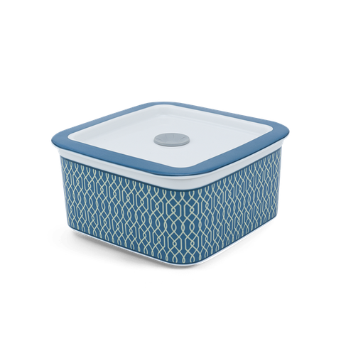  Hộp dưỡng sinh vuông đựng thực phẩm 15 cm + nắp - Dưỡng Sinh - Indigo (LTA) 