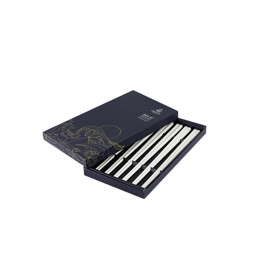 Đũa sứ dưỡng sinh 24.4 cm (6đôi/HQ) - Dưỡng sinh – Trắng