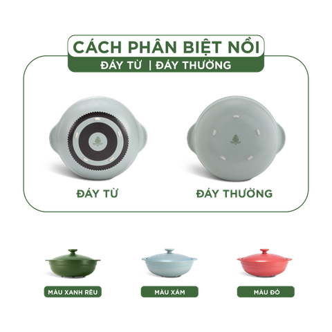  Nồi dưỡng sinh Luna (Nồi cạn) 3.0 L + nắp (CK) (bếp từ) - HealthyCook - Màu Xám 2 