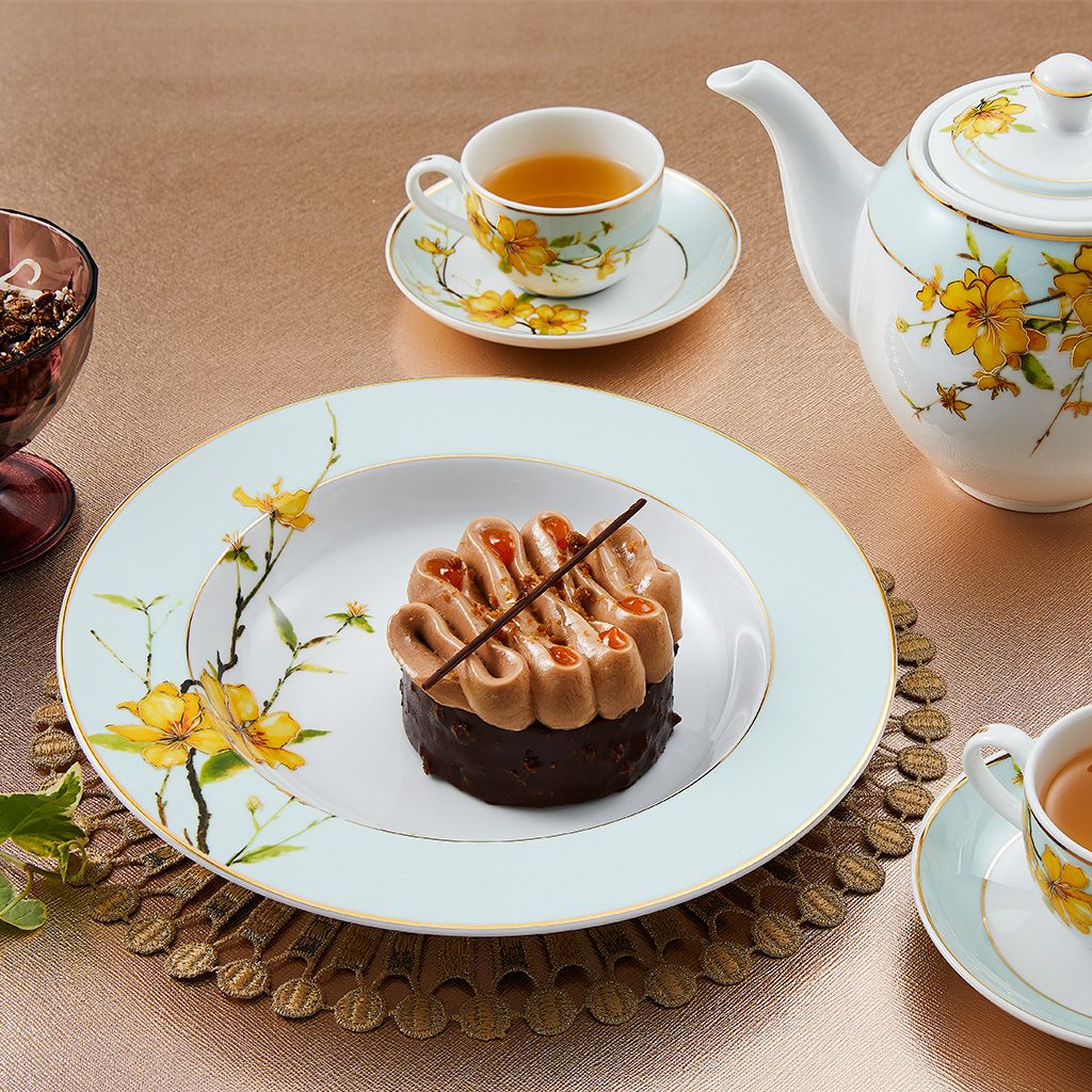 Bộ đồ ăn 23 sản phẩm (B) - Camellia - Hoa Mai