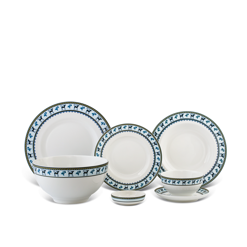 Bộ đồ ăn 23 sản phẩm (B) - Camellia - Lộc Lạc