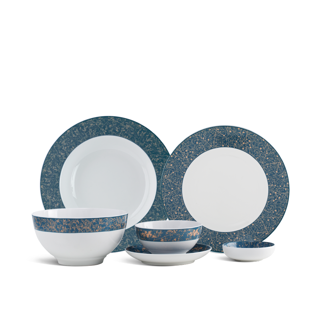 Bộ đồ ăn 23 sản phẩm - Camellia - Diệp Lục