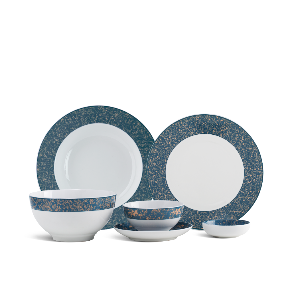 Bộ đồ ăn 23 sản phẩm (B) - Camellia - Diệp Lục
