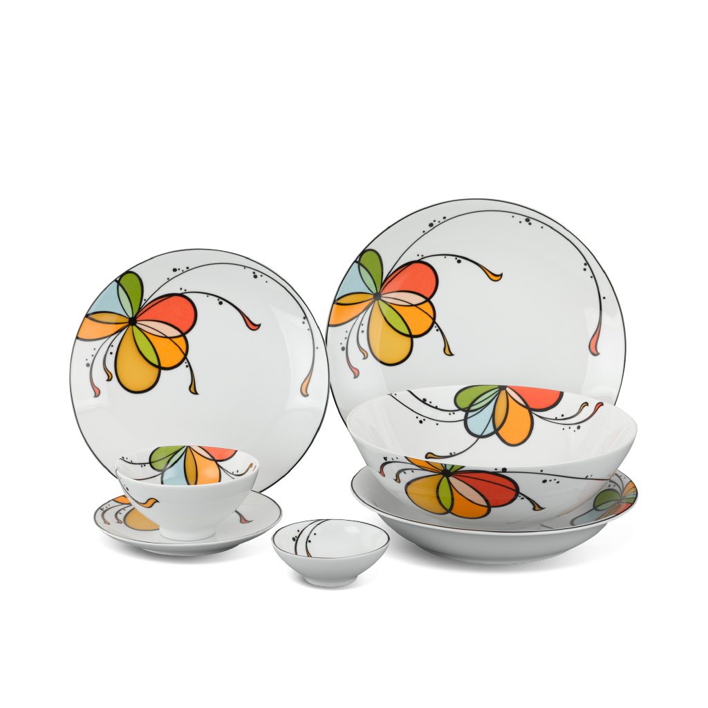 Bộ đồ ăn 22 sản phẩm - Daisy - Bóng Bay