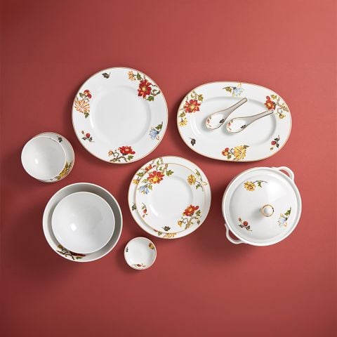  Bộ đồ ăn 25 sản phẩm (B) - Camellia - Cát Tường 