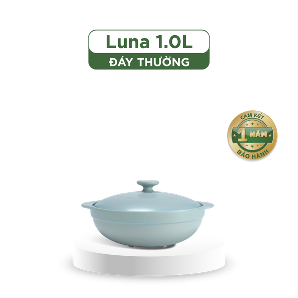 Nồi dưỡng sinh Luna (Nồi cạn) 1.0 L + nắp (CK)