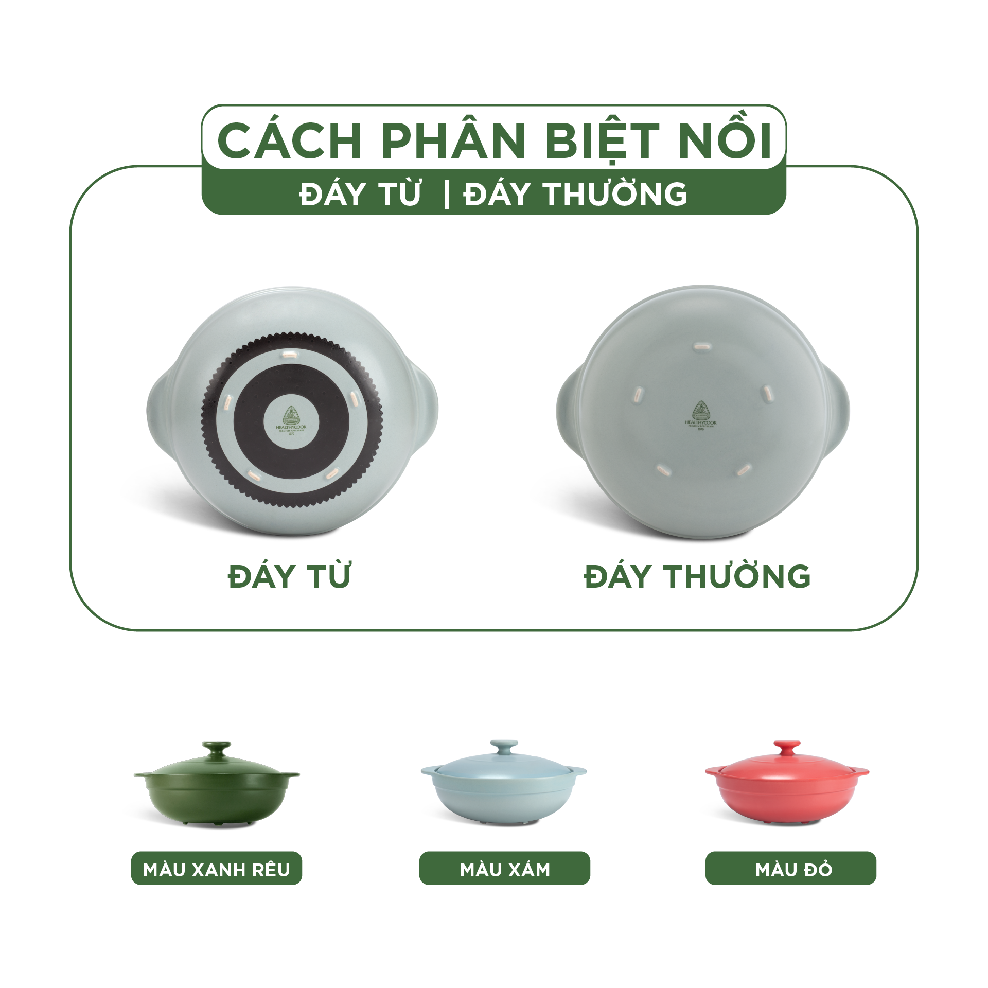 Nồi dưỡng sinh Luna (Nồi cạn) 2.0 L + nắp (CK) (bếp từ)