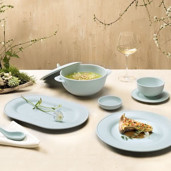 Bộ đồ ăn 30 sản phẩm - Cordon - Men Ngọc Sương Mờ