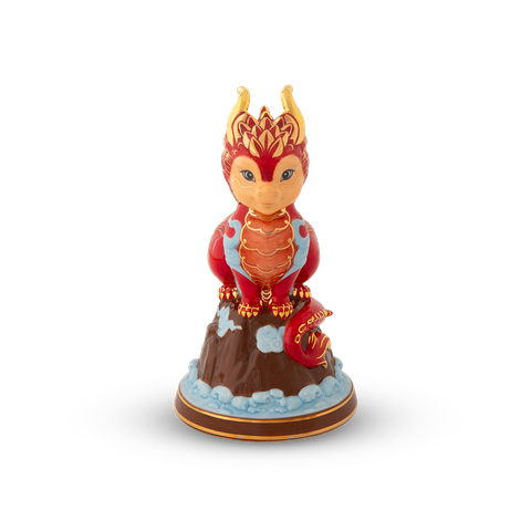  Tượng rồng Hảo Đức 13.5 cm - Màu Đỏ 