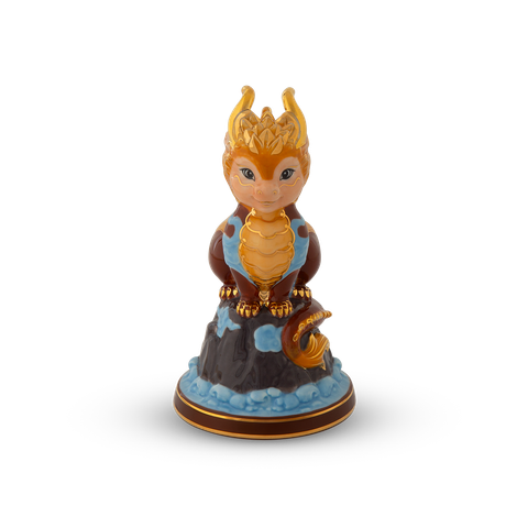  Tượng rồng Hảo Đức 13.5 cm - Màu Nâu 