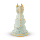 Tượng rồng Hảo Đức 23.9 cm - Men Ngọc Sương Mờ