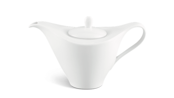 Bình trà cao 1.1 L - Anh Vũ Lys - Trắng Ngà