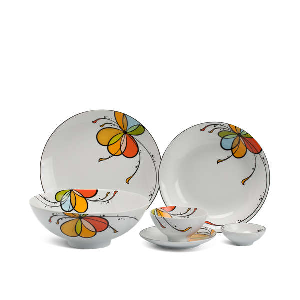 Bộ đồ ăn 10 người 36 sản phẩm - Daisy - Bóng Bay
