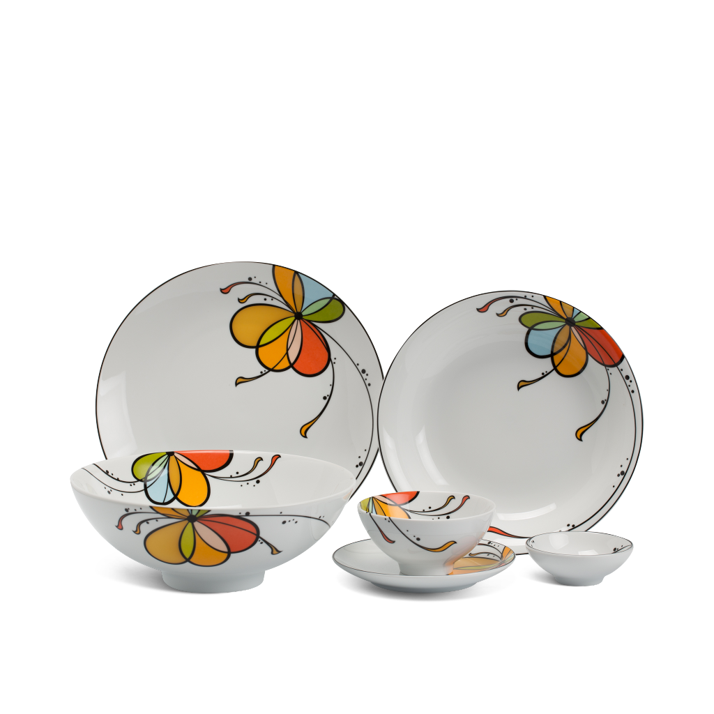 Bộ đồ ăn 10 người 36 sản phẩm - Daisy - Bóng Bay