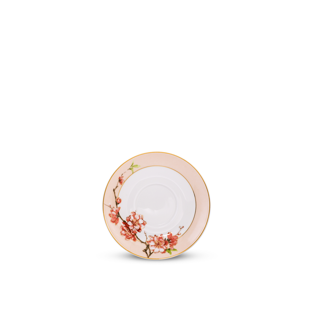 Dĩa lót chén 14.5 cm - Camellia - Hoa Đào