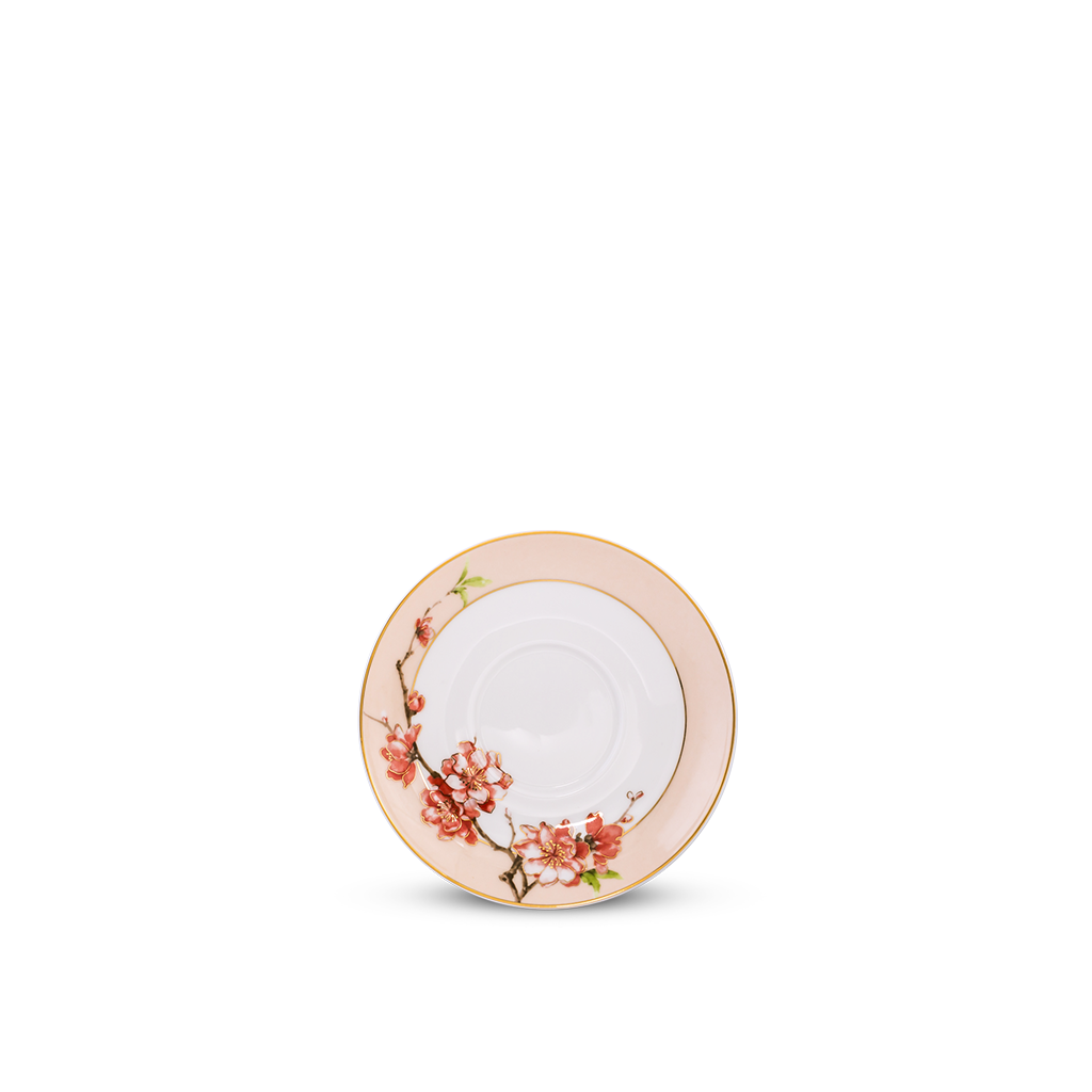 Dĩa lót chén 14.4 cm - Camellia - Hoa Đào