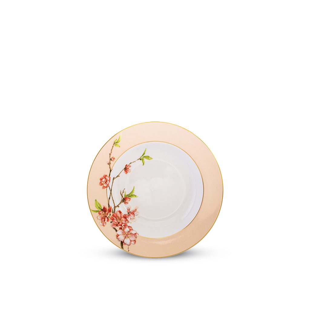 Dĩa súp 23 cm - Camellia - Hoa Đào
