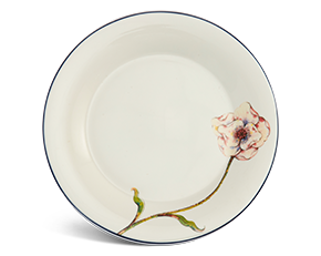 Dĩa tròn 20 cm - Tulip Ngà - Hương Đồng