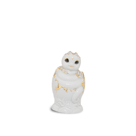 Tượng Rắn Phúc Thái 9.8 cm - Trắng