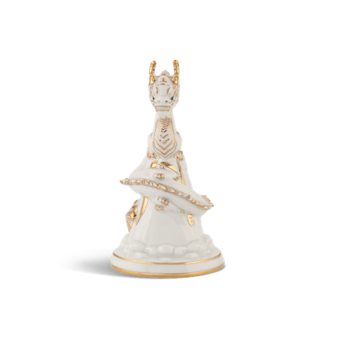  Tượng rồng Long Phù Đại Khánh 13.5 cm - Màu Trắng 