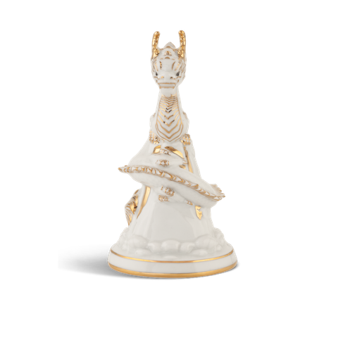  Tượng rồng Long Phù Đại Khánh 23.9 cm - Màu Trắng 