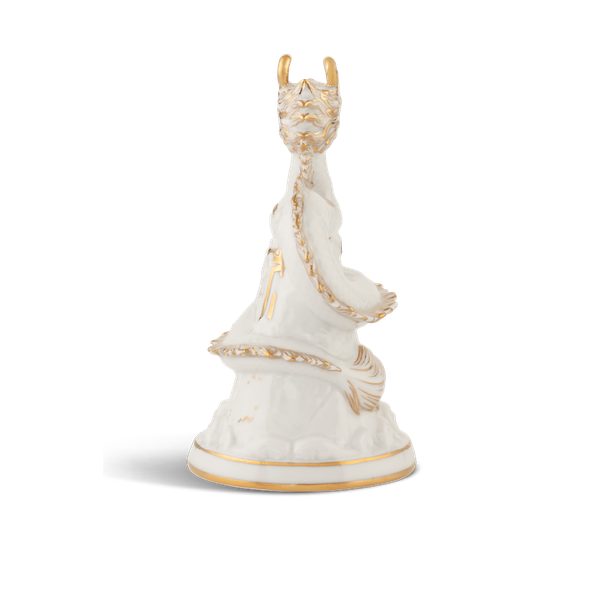 Tượng rồng Long Phù Đại Khánh 23.9 cm - Màu Trắng