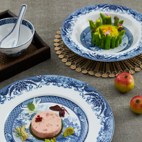  Bộ đồ ăn 10 người 48 sản phẩm - Hoàng Cung - Hồn Việt 