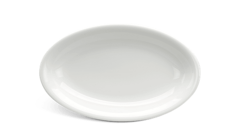  Dĩa oval ảo 28 cm - Daisy - Trắng Ngà 