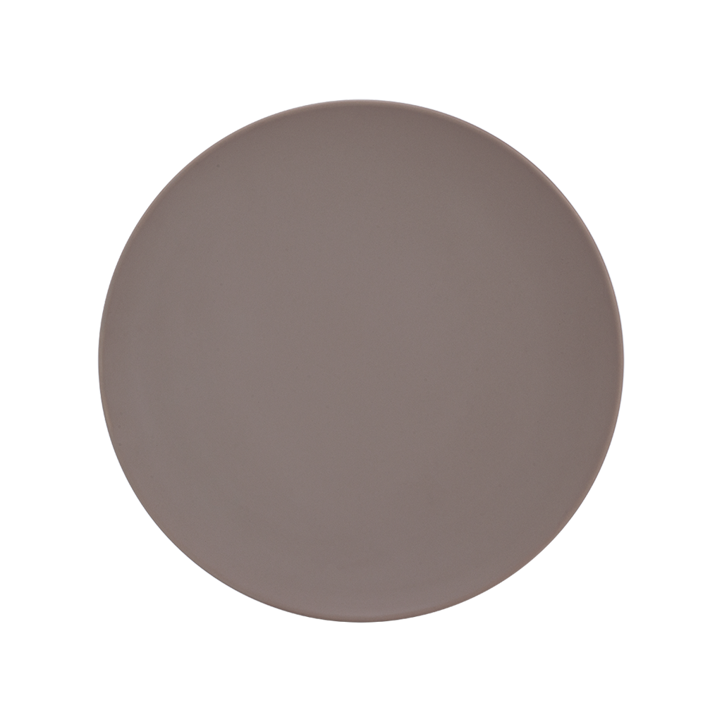 Dĩa tròn 20 cm (kl) - timeless - màu xám