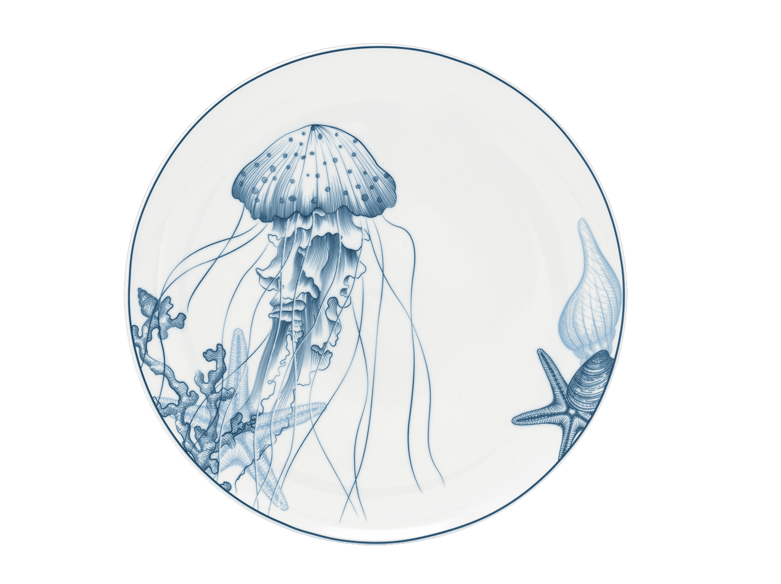 Dĩa tròn 25 cm (KL) - Timeless IFP - Đại Dương