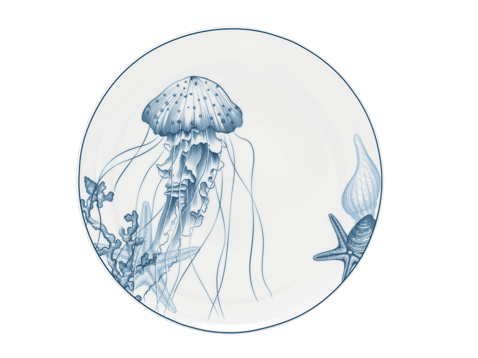 Dĩa tròn 25 cm (KL) - Timeless IFP - Đại Dương (check)