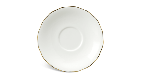  Dĩa lót chén 15 cm - Mẫu Đơn IFP - Chỉ Vàng 