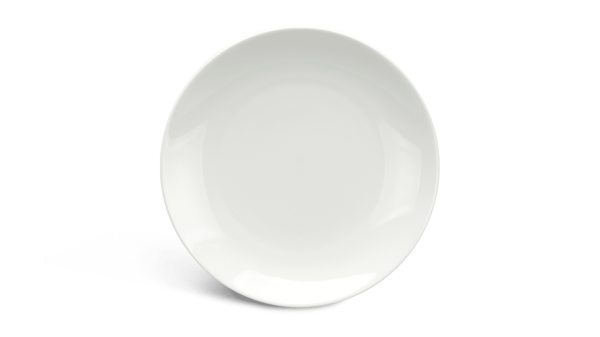 Dĩa tròn ảo 16 cm - daisy lys - trắng ngà