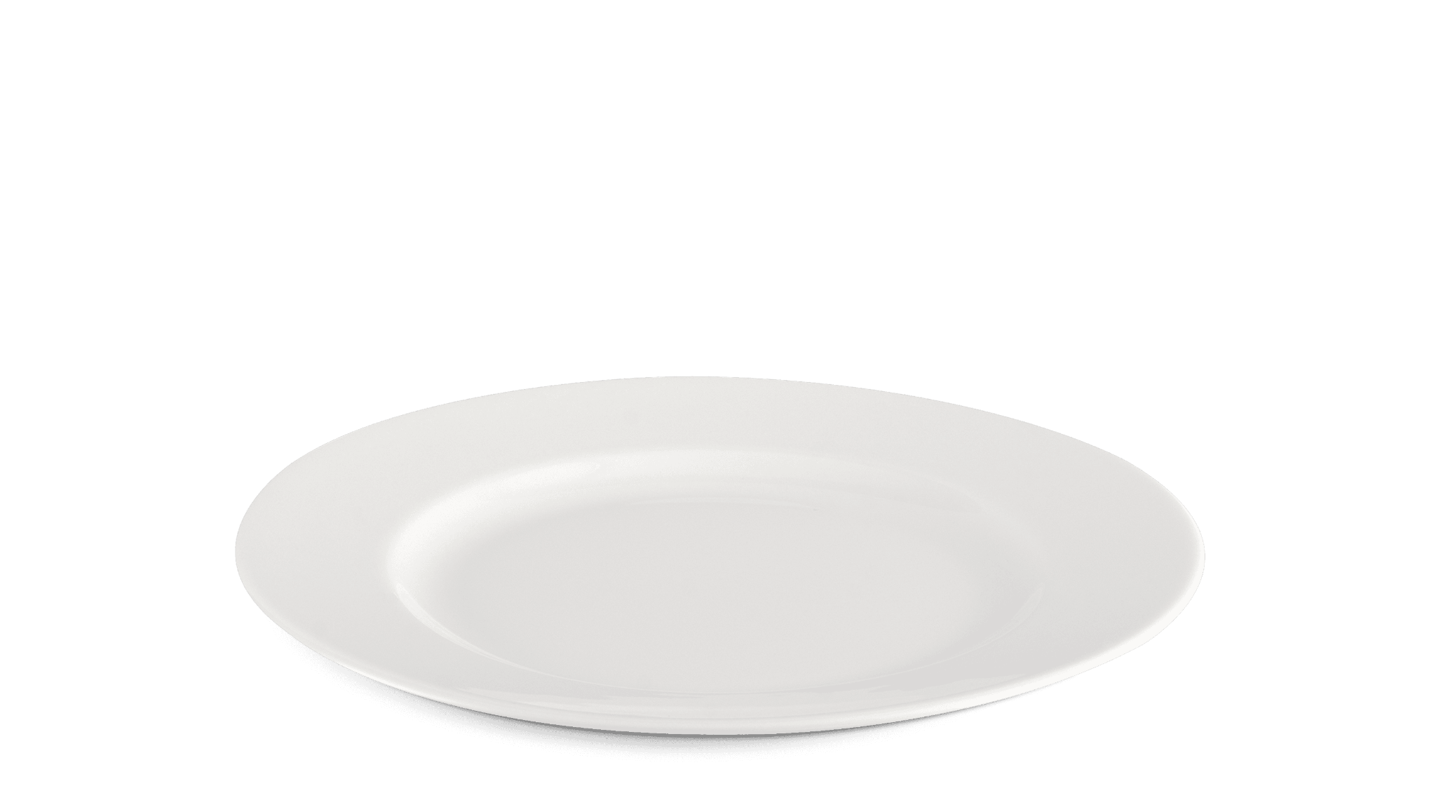 Dĩa tròn 20 cm - jasmine lys - trắng ngà