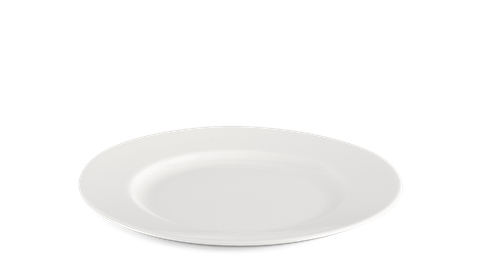  Dĩa tròn 20 cm - Jasmine Lys - Trắng Ngà 